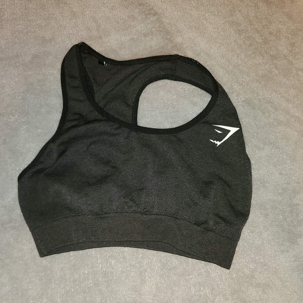 Black Gymshark Sports Bra